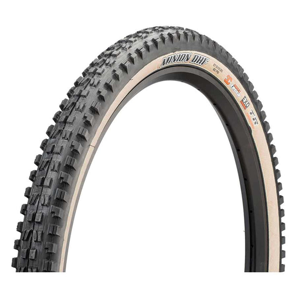 Maxxis Minion DHF Tire - 29 x 2.5 Tubeless Folding BLK/Dark Tan Dual EXO Wide Trail