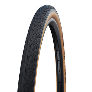 Schwalbe, Road Cruiser, Mountain Tire, 27''x1-1/4, Wire, GreenCompound, K-Guard, 50TPI, Black