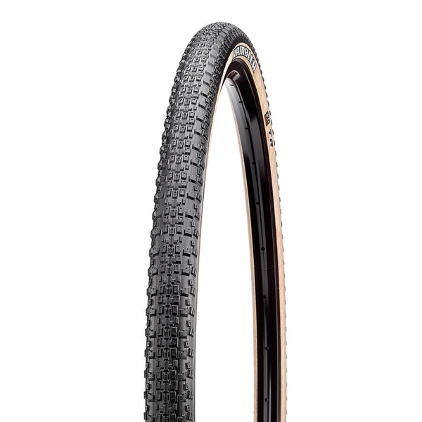 Maxxis Rambler Tire - 700 x 40 Tubeless Folding Black/Dark Tan Dual EXO