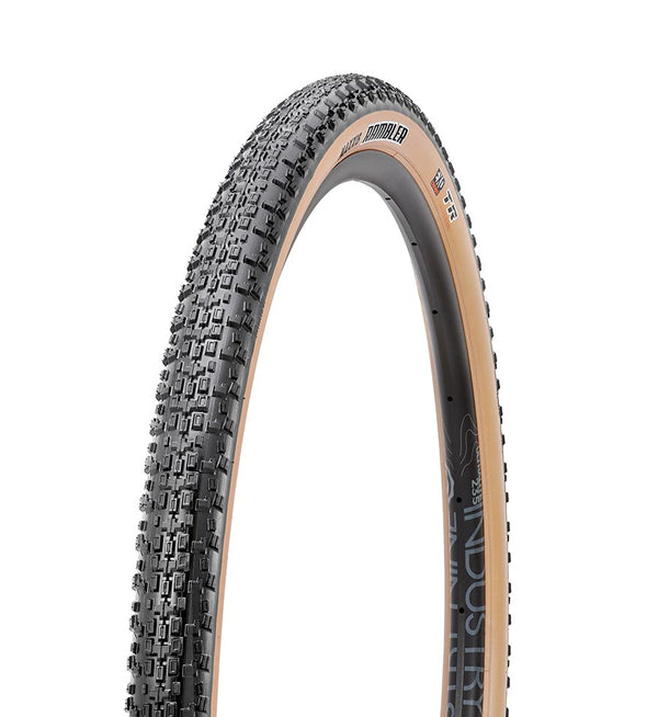 Maxxis Rambler Tire - 700 x 45 Tubeless Folding Black/Tan Dual EXO