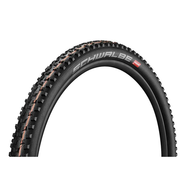 Schwalbe Rocket Ron Addix Tire 29x2.25 Folding Tubeless Ready Addix Performance TwinSkin 67TPI Black