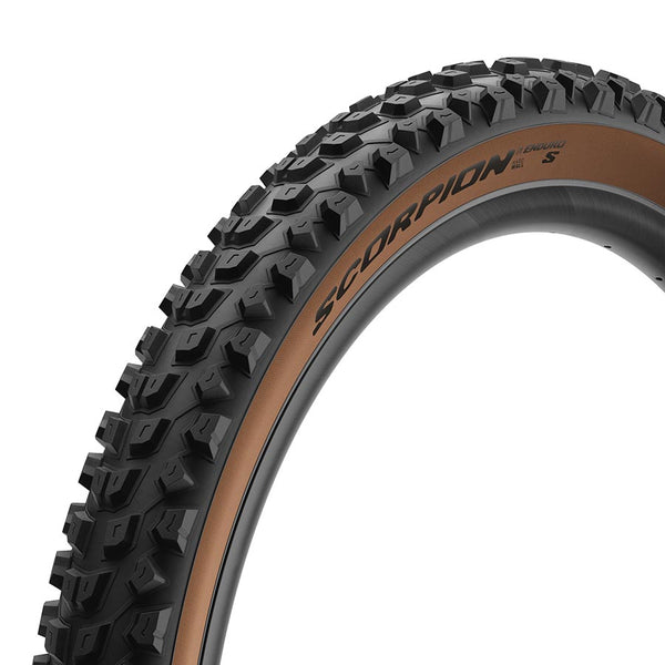 Pirelli Scorpion Enduro S Tire - 29 x 2.6 Tubeless Folding Classic Tan