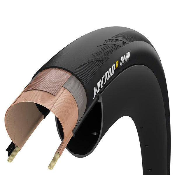 Zipp, Goodyear VectorR NSW, Road Tire, 700x30C, Folding, Tubeless Ready, Dynamic:UHP, R:Shield, Black