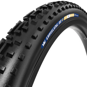 Panaracer, GravelKing EXT+, Gravel Tire, 700x38C, Folding, Tubeless Ready, ZSG Gravel, Tuff Tex+, BeadLock, 120, Black