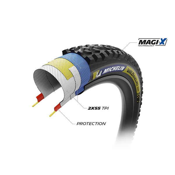 Michelin Wild Enduro Rear Racing Line 29X2.40 Black/Dark