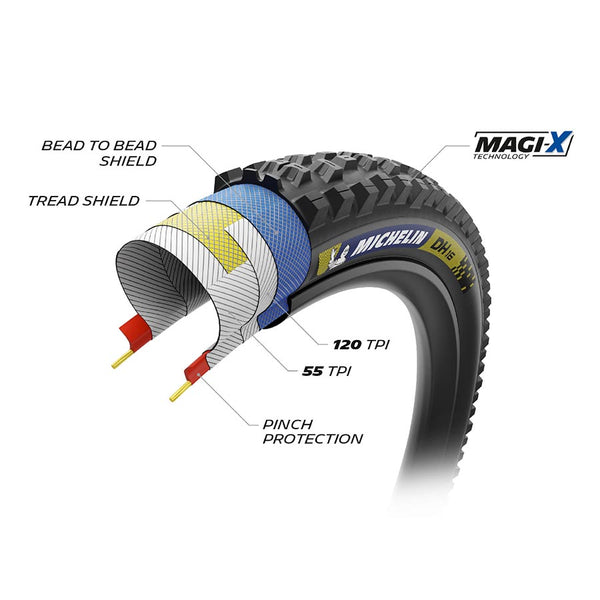 Michelin DH16 TLR 27.5X2.40 Black