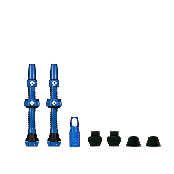 Muc-Off V2 Tubeless Valve Kit - Blue 44mm Pair