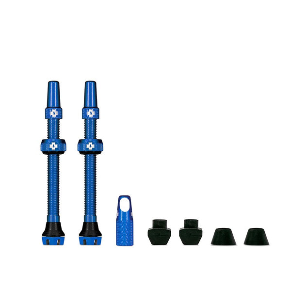 Muc-Off V2 Tubeless Valve Kit - Blue 60mm Pair