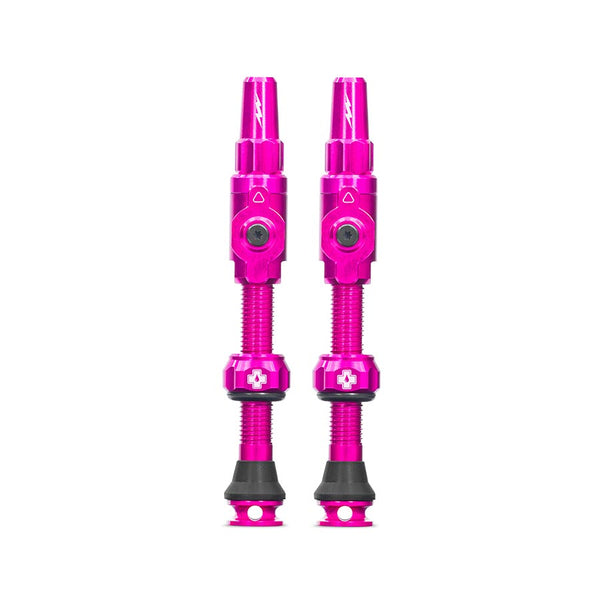 Muc-Off Big Bore Lite Tubeless Valve 75mm Pair - Pink