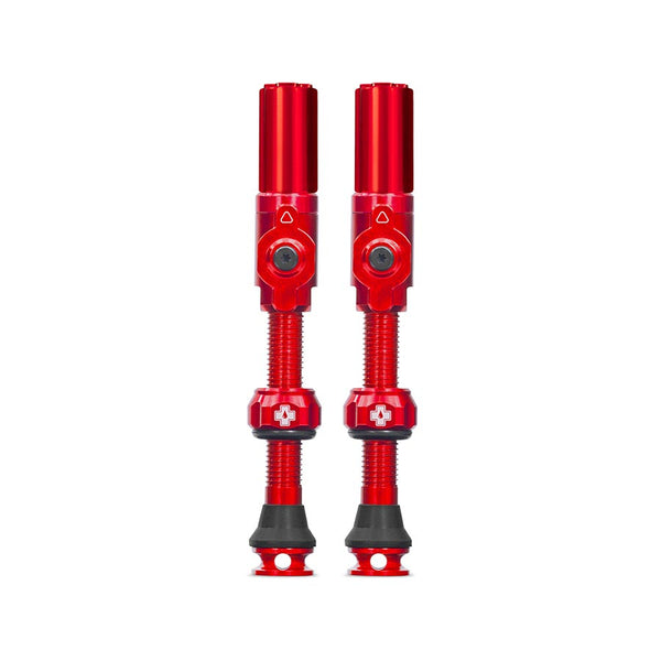 Muc-Off Big Bore Hybrid Tubeless Valve 75mm Pair - Red