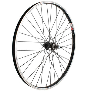 Sta-Tru Rear Wheel, 26''x1-1/2, Bolt-On, Freewheel, Steel