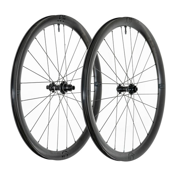 Industry Nine Solix AL AR40 Wheel Front and Rear 700C / 622 Holes: F: 24 R: 24 F: 12mm R: 12mm F: 100 R: 142 Disc Center Lock Shimano Road 11 Set