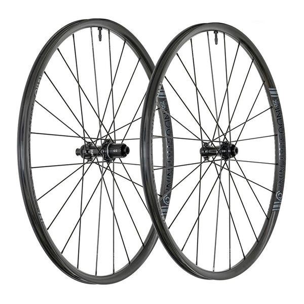 Industry Nine Solix G UL250c Wheel Front and Rear 700C / 622 Holes: F: 24 R: 24 F: 12mm R: 12mm F: 100 R: 142 Disc Center Lock Shimano Road 11 Set