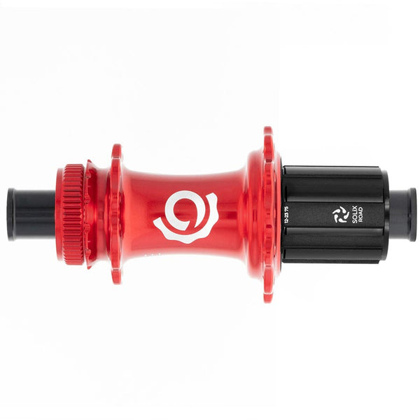 Industry Nine Solix G Classic Rear HG11 Disc Hub Rear 24H 12mm TA 142mm Shimano HG 11 Red