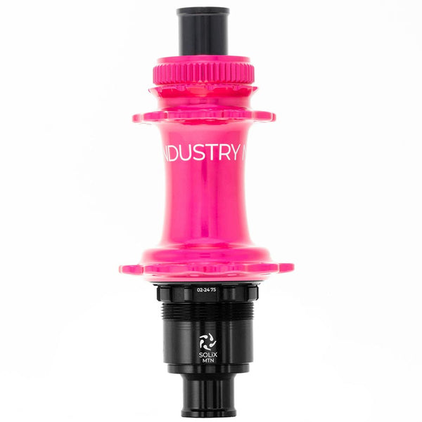 Industry Nine Solix M Classic Rear XD Disc Hub Rear 28H 12mm TA 148mm SRAM XD Pink