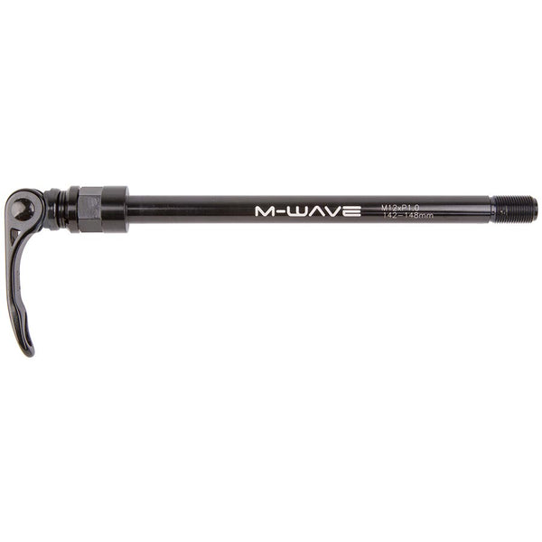 M-Wave, Stalwart 180mm, Thru Axle, Rear, 12x142mm TA, Length: 180mm, Thread Length: 20mm, Thread Pitch: M12x1.75, Stalwart trailer