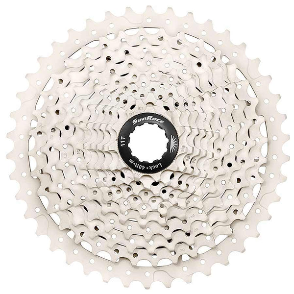 Sun Race, CSMS8-11, Cassette, 11 sp., 11-42T, For Shimano/SRAM, Metallic Silver