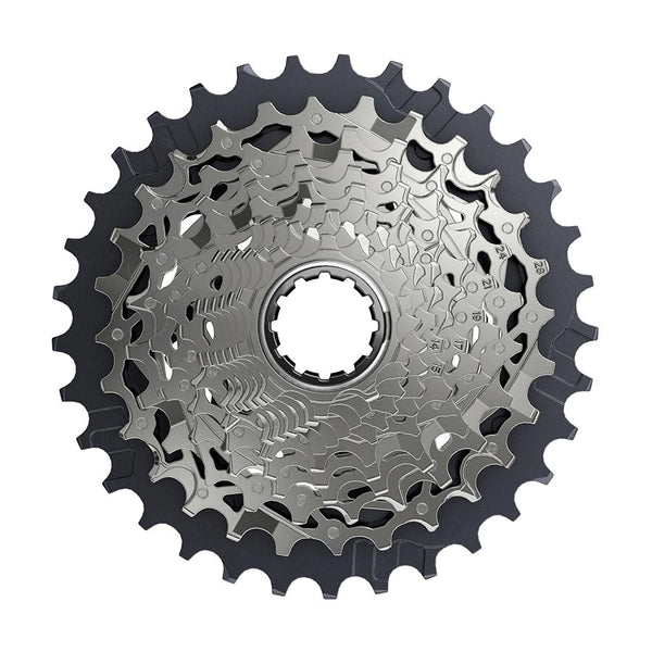 SRAM Force AXS XG-1270 Cassette - 12-Speed 10-33t Silver For XDR Driver Body D1