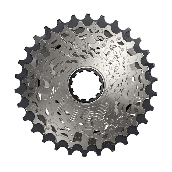 SRAM Force AXS XG-1270 Cassette - 12-Speed 10-30t Silver For XDR Driver Body D1