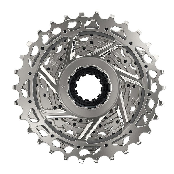 SRAM Rival AXS XG-1250 Cassette - 12-Speed 10-30t Silver For XDR Driver Body D1