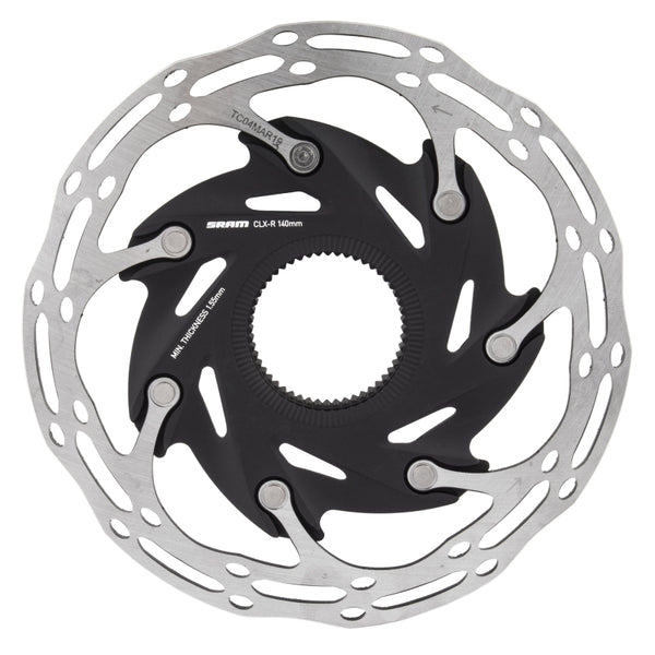 SRAM CenterLine XR Disc Brake Rotor - 140mm Center Lock Silver/Black