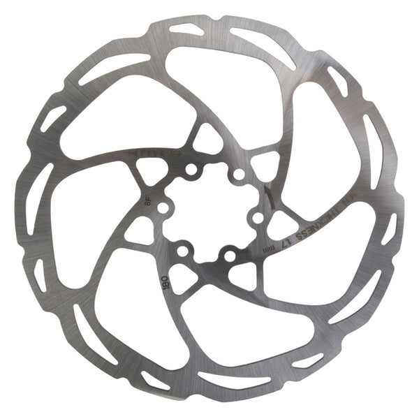 Hayes D-Series Disc Brake Rotor - 180mm 6-Bolt Silver