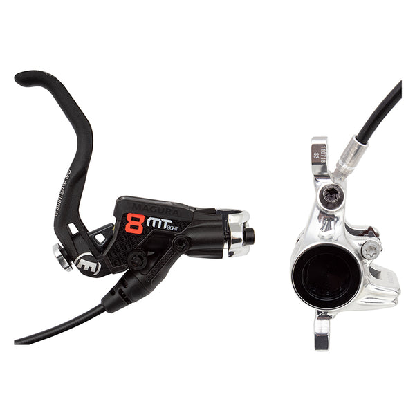 Magura MT8 Pro Disc Brake Lever - Front Rear Hydraulic Post Mount BLK/Chrome