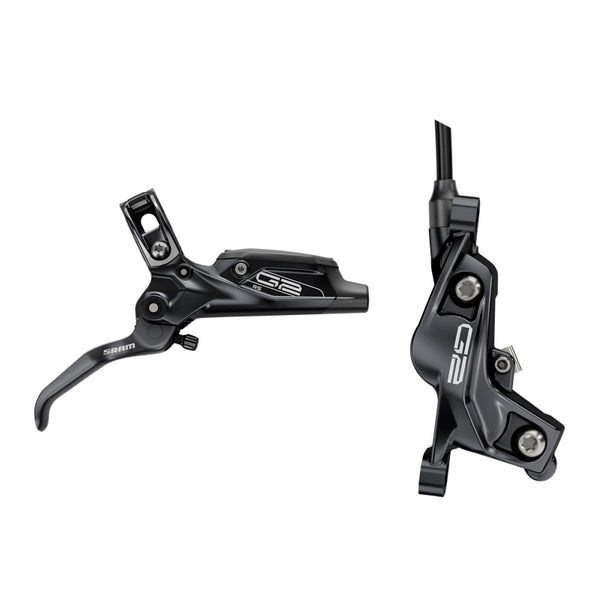 SRAM G2 RS Disc Brake Lever - Rear Hydraulic Post Mount Diffusion BLK Anodized A2