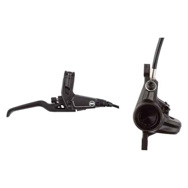 Magura MT C4 Disc Brake and Lever - Rear Hydraulic 2-Piston Post Mount Black