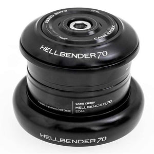 Cane Creek, Hellbender 70 ZS/External, Headset, Complete, ZS44/28.6/H8 | EC44/40, Black