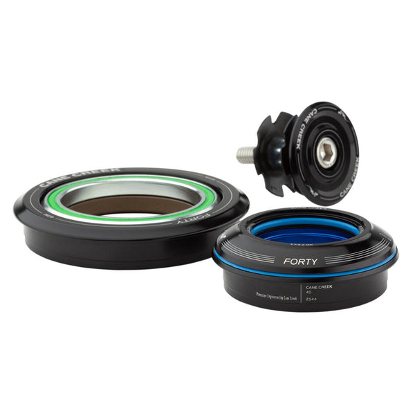 Cane Creek, 40 Series ZS44/ZS62/40, Headset, : ZS44/28.6/H8 | ZS62/40, ZeroStack, Complete, Black