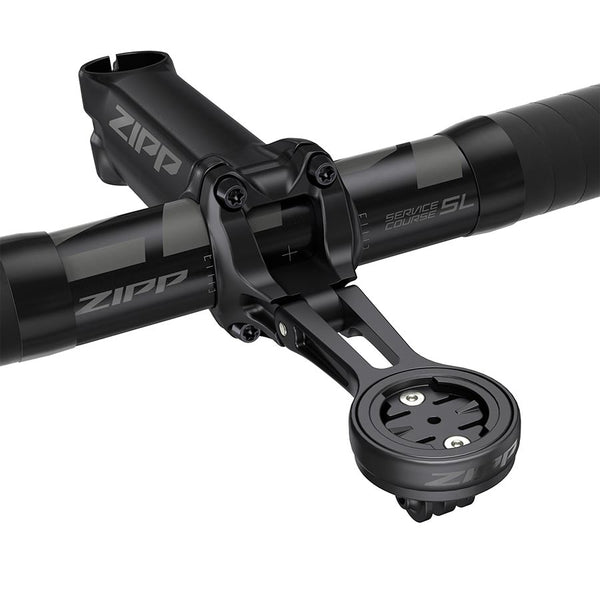 Zipp, Service Course SL QuickView Integrated Mount, Computer Bike Mount, Garmin/Wahoo or Hammerhead, Stem mount, Black