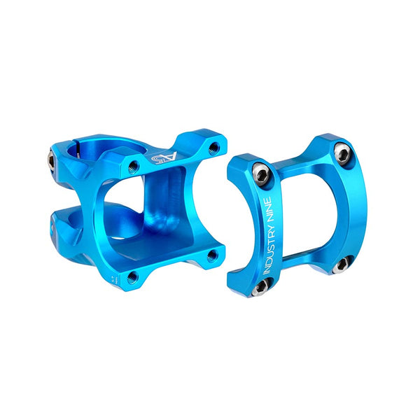 Industry Nine A35 Stem - 32mm 35 Clamp +/-9 1 1/8" Aluminum Turquoise