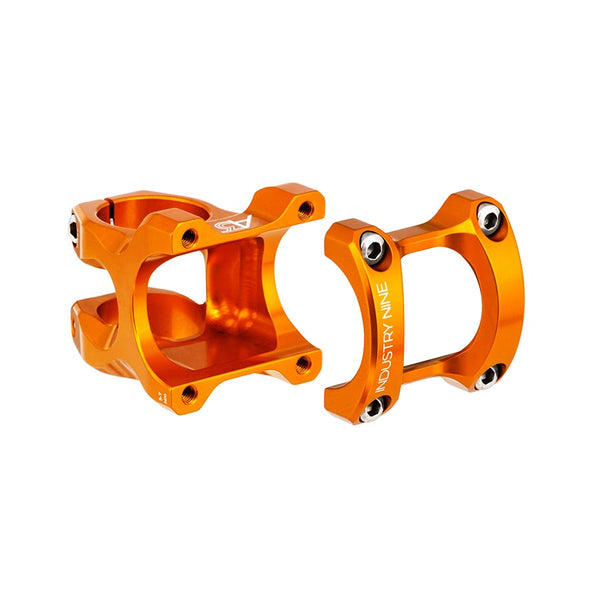 Industry Nine A35 Stem - 40mm 35 Clamp +/-8 1 1/8" Aluminum Orange