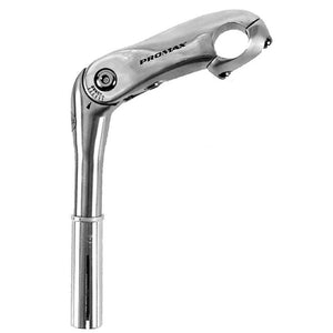 Promax, 105mm 1 1/8 Adj, OEM Silver, Stem, Diameter: 25.4mm, Length: 105mm, Steerer: 22.2mm with 25.4mm adapter, Silver