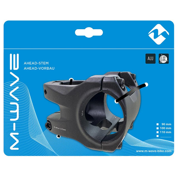 M-Wave, ST-M4.1, Stem, Diameter: 35mm, Length: 35mm, Steerer: 1-1/8'', 0°, Black