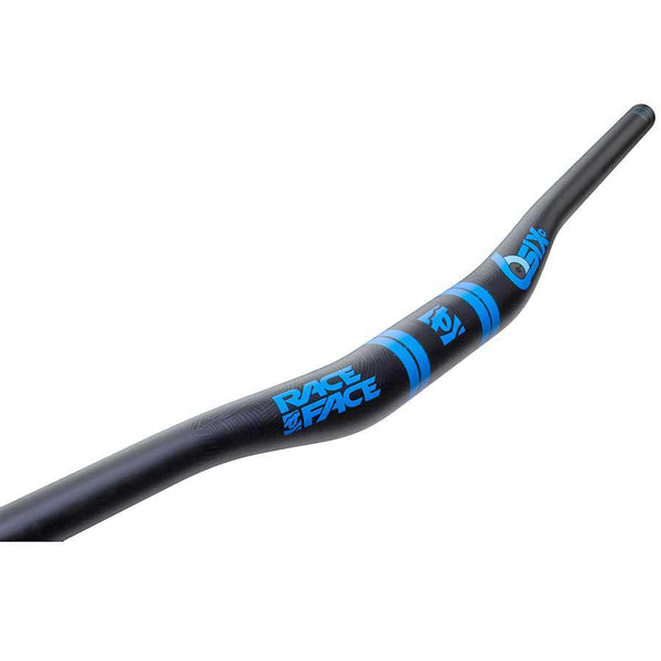 RaceFace SIXC Carbon Riser Handlebar: 35 x 820mm 20mm Rise Blue