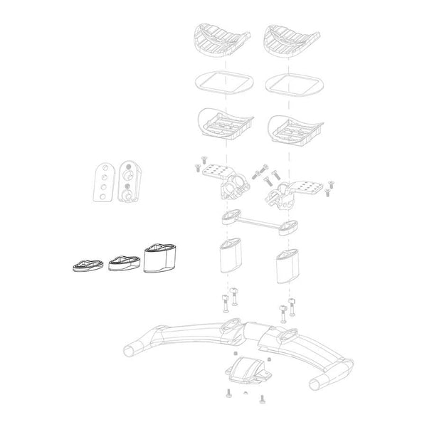 Zipp, Vuka Aero C1 Riser Kit, Includes 2x5mm, 4x10mm, 2x30mm Riser Sets and Bolts, Kit