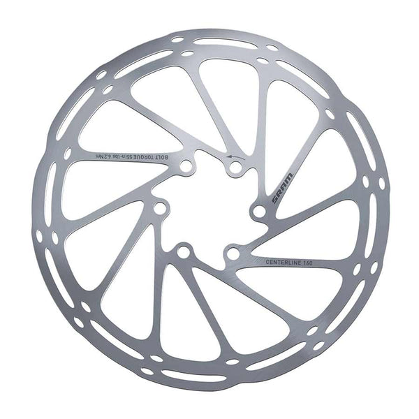 SRAM CenterLine Disc Brake Rotor - 203mm 6-Bolt Silver