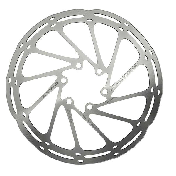 SRAM CenterLine Disc Brake Rotor - 160mm 6-Bolt Silver