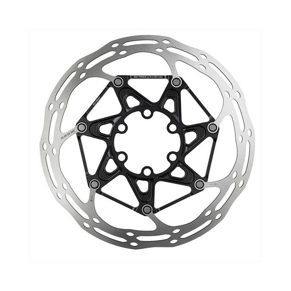 SRAM Centerline X Disc Brake Rotor - 140mm 6-Bolt Steel Bolts Silver/Black