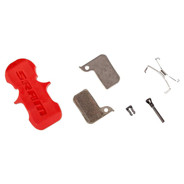 SRAM Disc Brake Pads - Organic Compound Steel Backed Quiet Monoblock SRAM Hydraulic Road Level A1 2017-2019