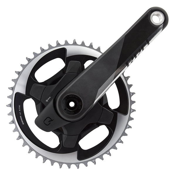 SRAM Red 1 AXS Quarq Power Meter Crankset Speed: 12 Spindle: 28.99mm BCD: Direct Mount 46 DUB 172.5mm Black Road