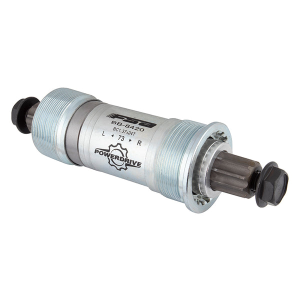 FSA FSA Speed Ahead 8420ST Power Drive Bottom Bracket - English 73x118mm FSA Power Drive Spindle Silver