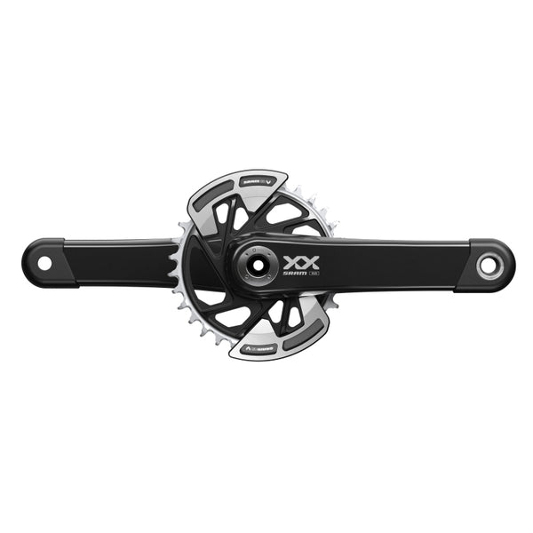 SRAM XX Eagle T-Type Wide Crankset - 170mm 12-Speed 32t Chainring Direct Mount 2-Guards DUB Spindle Interface BLK