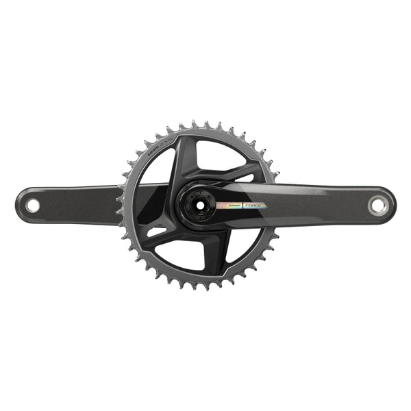 SRAM Force 1 Crankset - 170mm 12-Speed 40t Direct Mount DUB Spindle Interface Iridescent Gray D2