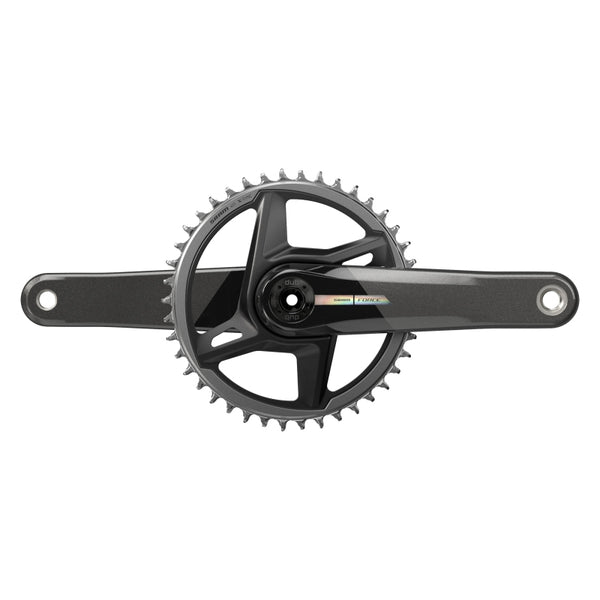 SRAM Force 1 Wide Crankset - 170mm 12-Speed 40t Direct Mount DUB Spindle Interface Iridescent Gray D2