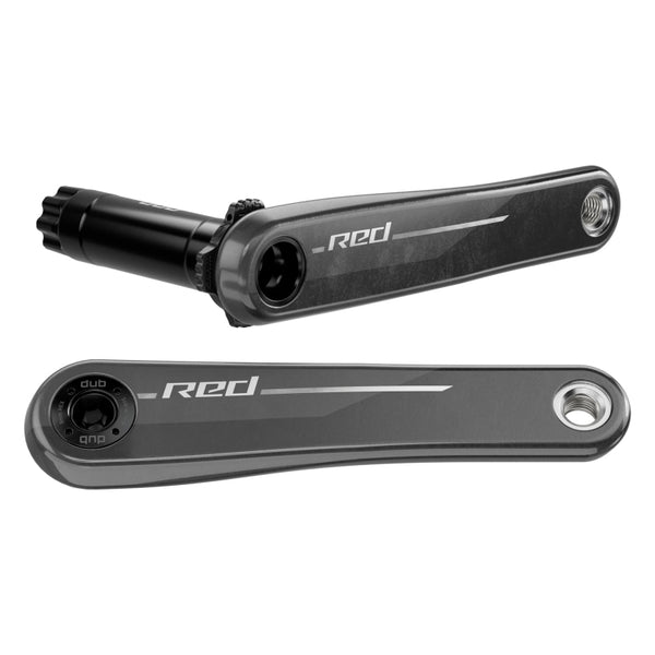 SRAM RED Crank Arm Assembly - 165mm 12-Speed 8-Bolt Direct Mount DUB Spindle Interface Natural Carbon E1