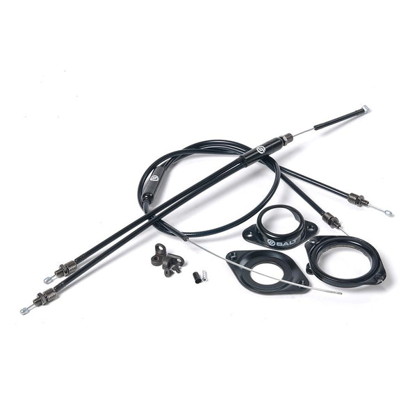 Salt, AM Rotor Set, Brake Cable and Housing Set, Black, Set