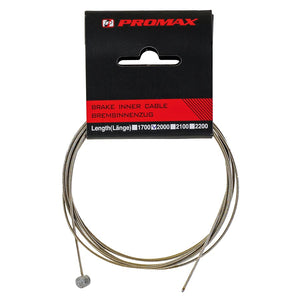 Promax, 2000B, Brake Cable, 1.5mm, 2000mm, Stainless Steel, MTB, Unit